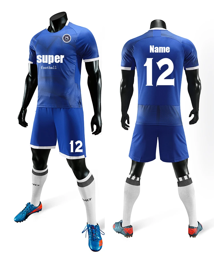 wholesale  Custom Blank Sublimation Top Quality Soccer Uniform Football Jerseys Set for men