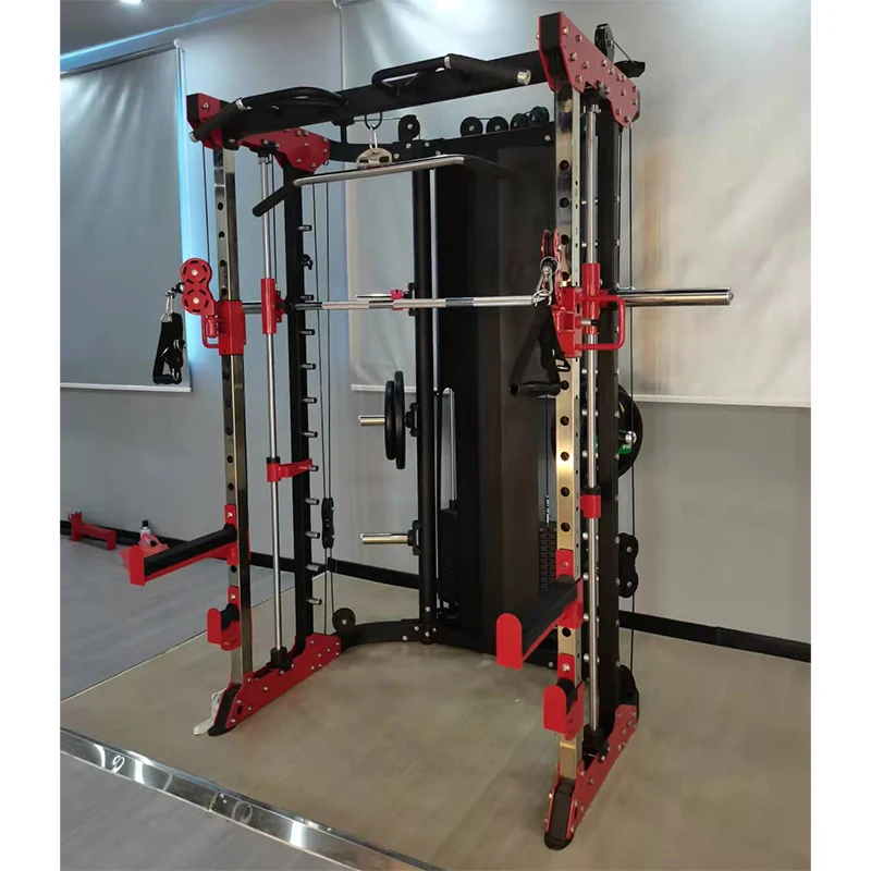 wholesale fitness Gym equipment squat rack and power cage Multi Function Station For Exercise Smith machines home gym fitness