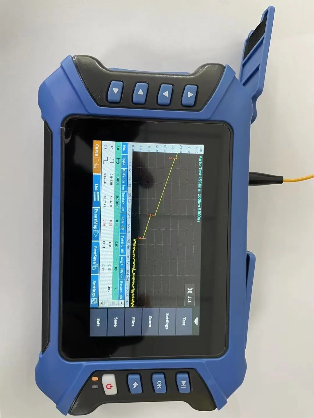 FTTX JW3302H Mini PRO OTDR Optical Time Domain Reflectometer12 IN 1 MultiFunction Fiber Breakpoint Tester 3.5inch LCD Screen