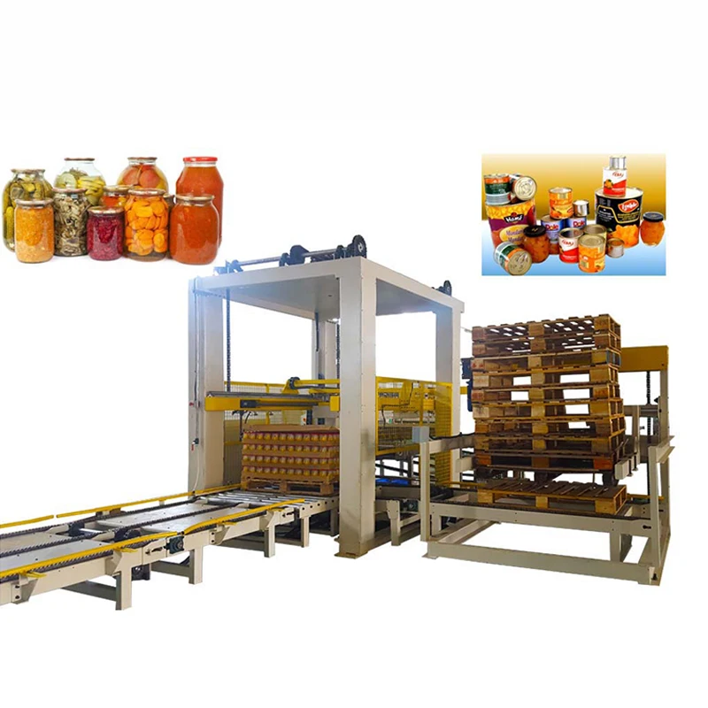 Factory Price Custom Tin Canns Production Packaging Line Carbon Steel Wraparound Case Packer For Carton Box