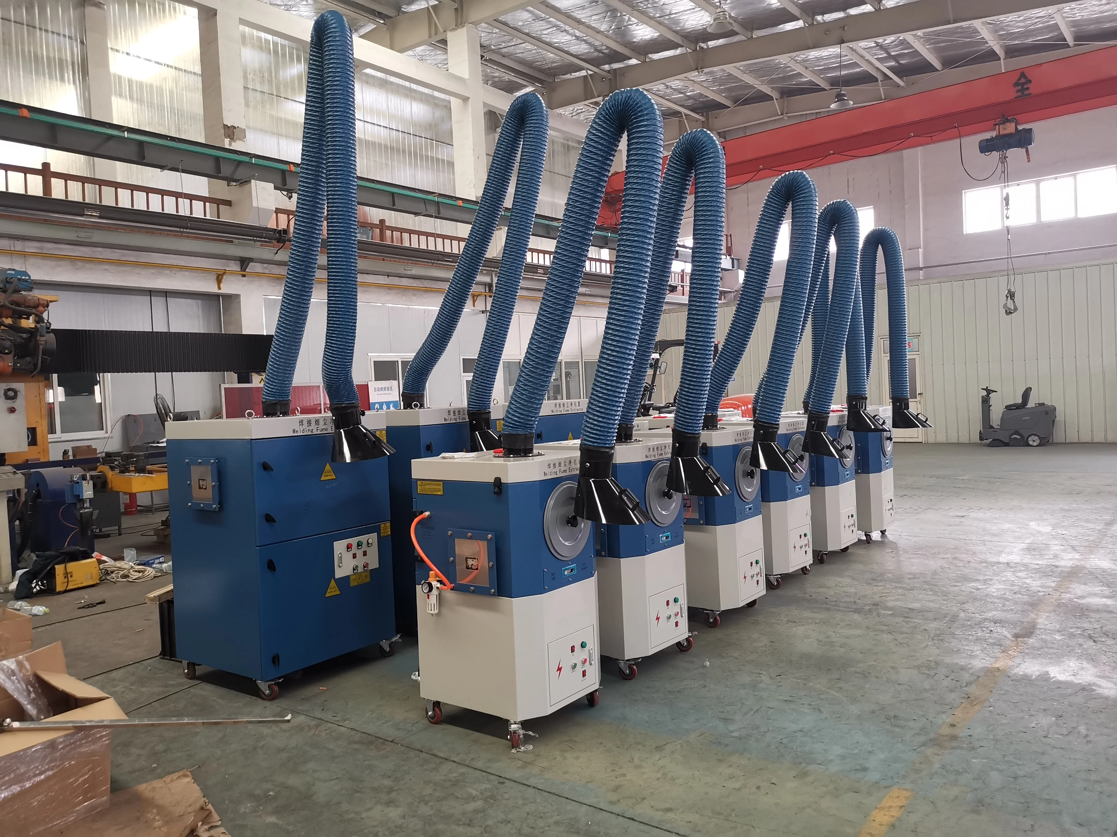 mobile dust collector and welding dust collector portable welding fume extractor extraction