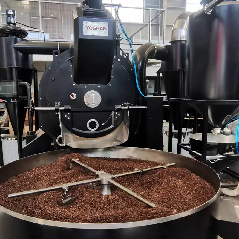 Yoshan Commercial 100kg 60kg 20kg Industrial Coffee Roasters Diedrick 50 kg 60kg 200kg Ban Coffee Roasting Machine For Sale