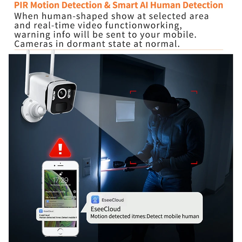 8CH Solar Wifi Camera Cctv System 4MP Home Wireless Security Camera Surveillance System Solar NVR kit