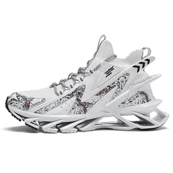 2022 Men Sneakers Blade Running Basketball  Shoes Men Footwear Trainer Fashion Male Casual White Shoes For Men