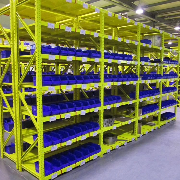 Perforated metal storage racks industrial longspan shelving