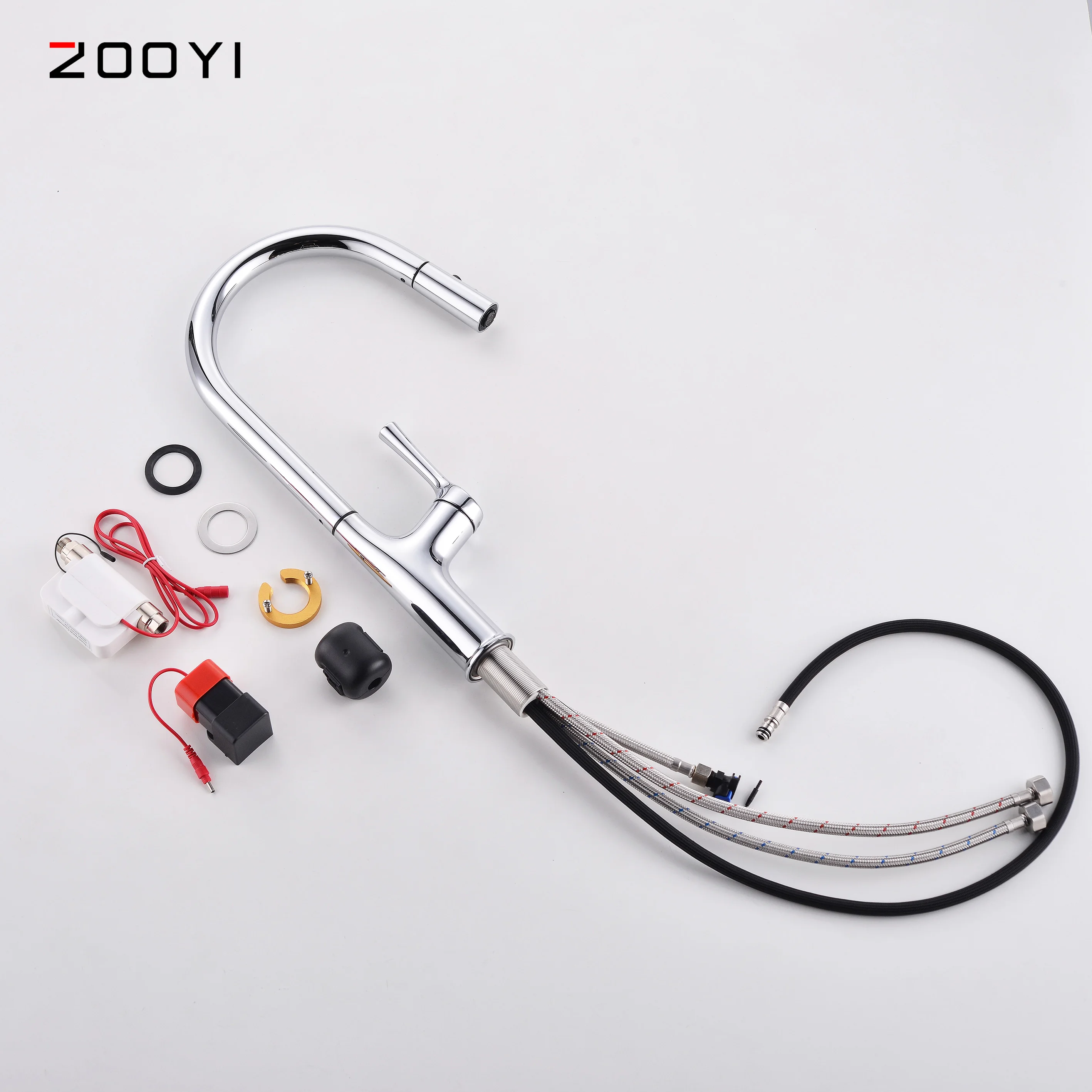 High quality flexible Pre-rinse touch hot and cold water kitchen faucet