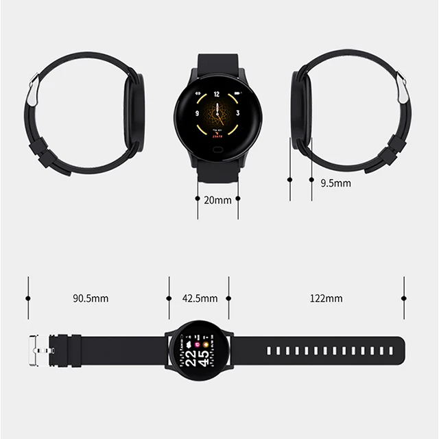 Смарт-часы T500 женские наручные часы для Apple Watch Band 1 3 дюйма сенсорные фитнеса женская одежда