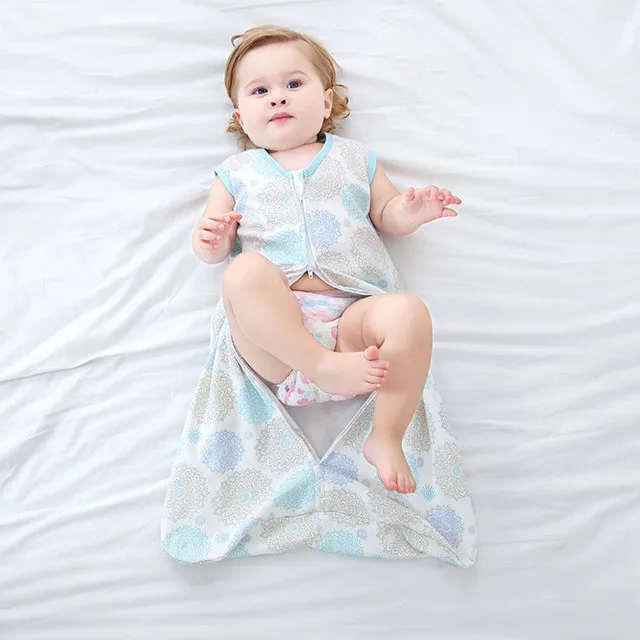 Customized 100% Cotton Kids Baby Sleep Bag Baby Zip Baby Sleeping Bag kids sleeping bags