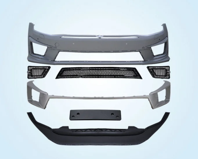 Hot Selling PP  material Car Bumpers For Volkswagen VW Golf 7 2018-2020 Upgrade R400 Style Front rear bumper with grille skirts