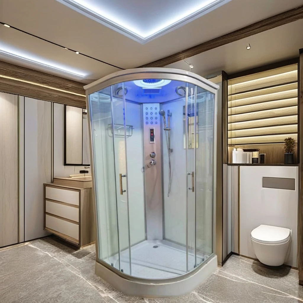 XNCP Custom Integrated Shower Room Prefab Bathroom Unit of  for Mobile Family Bathroom Custom Size