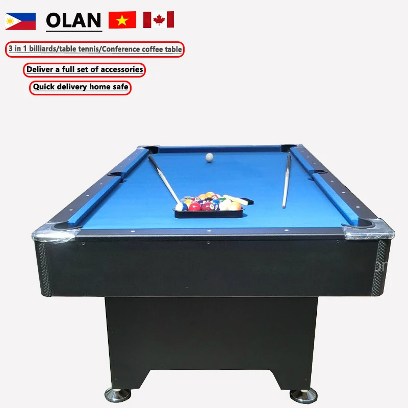 Hot selling factory manufacturer slate english pool table 6ft 7ft 8ft coin operated snooker billiards table