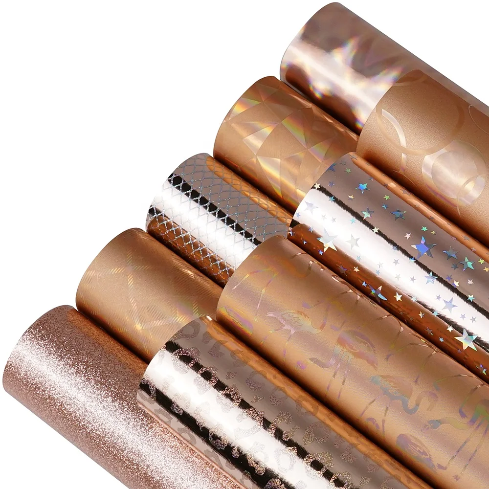 A4 звезда Фламинго розовое золото искусственная кожа новый стиль для сережек, волосы банты Микрофибра Синтетическая кожа