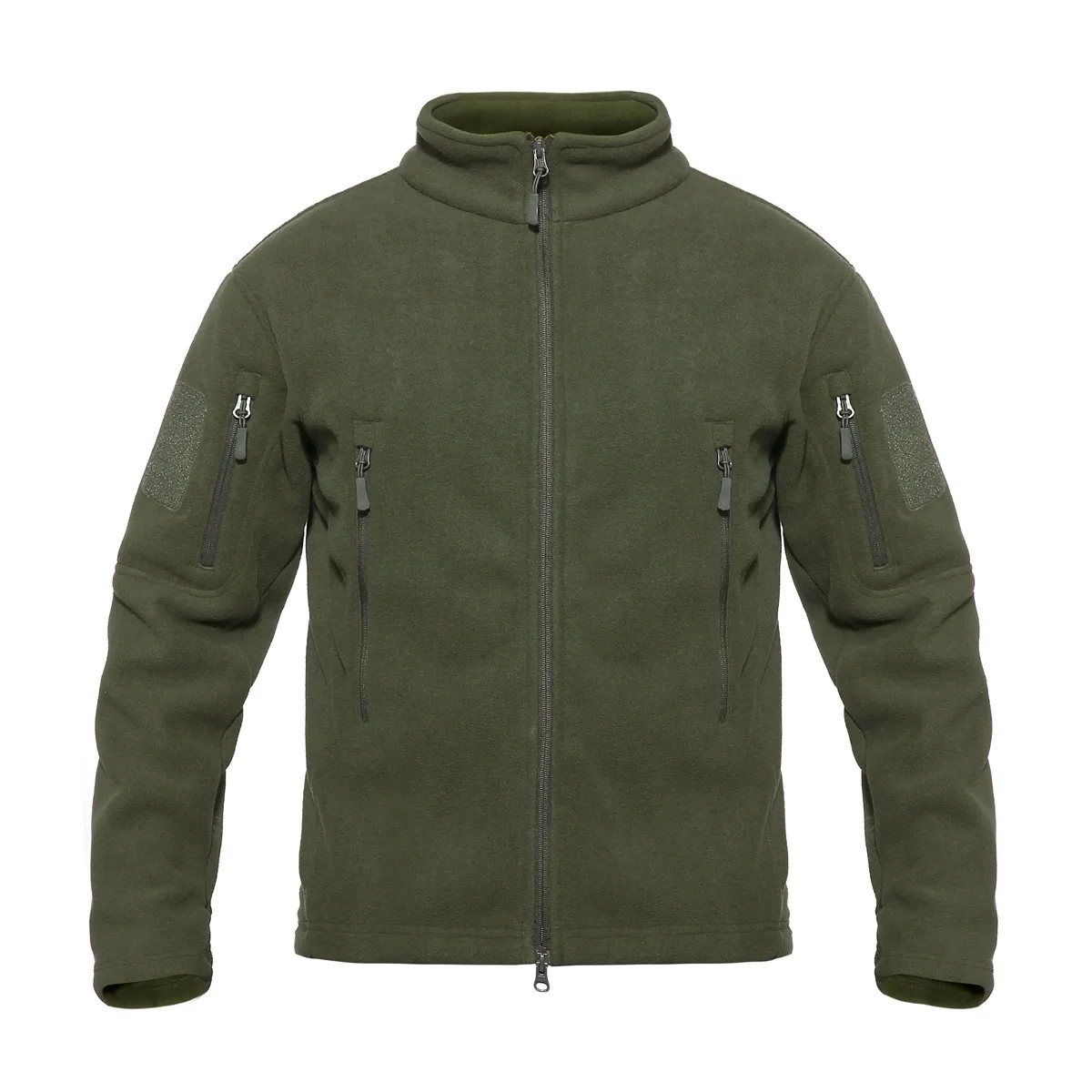 Warm Mens Polar Jacket Thick Stand Collar Tactical Fleece Jacket S-XXXL