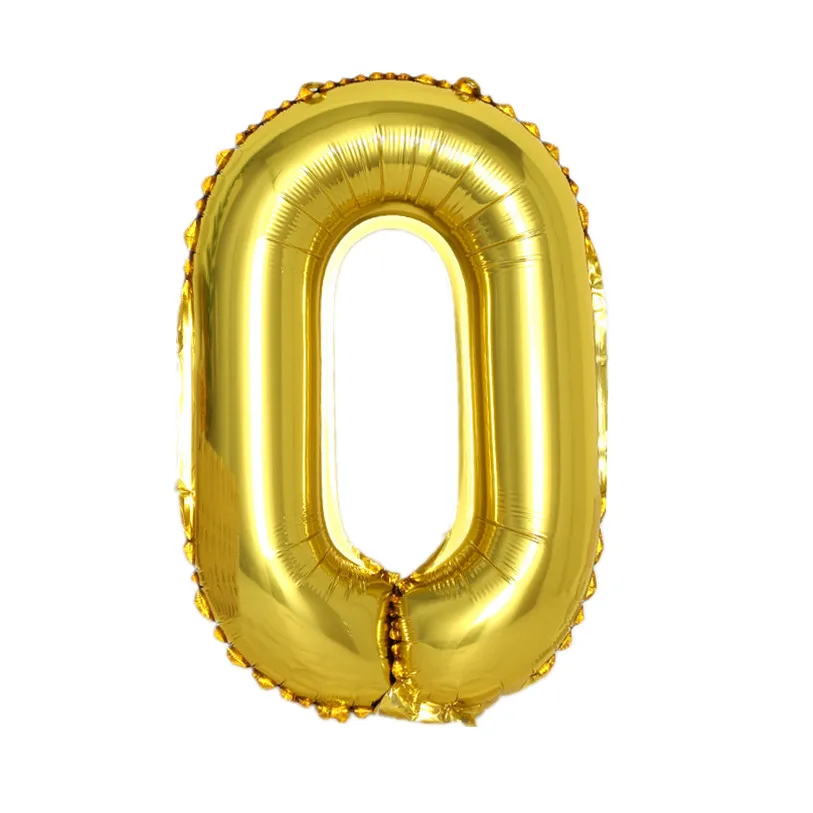 40 Inches 0-9 Number Available Foil Balloons Globos Digit Ballons Birthday Party Decorations Kids Wedding