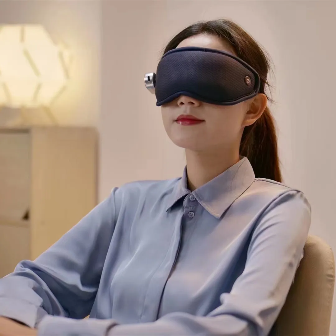 Steam Eye Mask Care Hot And Cold Vibration Electric Smart Eye Massager  With Heat Compression
