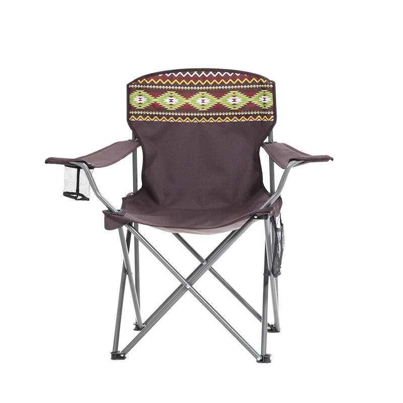 
Perfect quality oxford cloth portable outdoor camping mini foldable armrest chairs fishing beach lazy back folding chairs 
