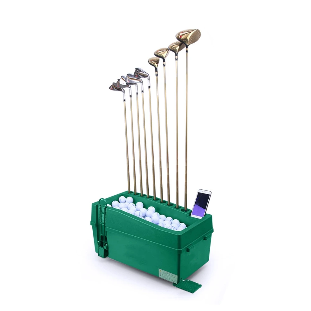 Golf Ball Dispenser Machine Powerless Automatic Tee up Machine No Electricity Required Green Customizable logo