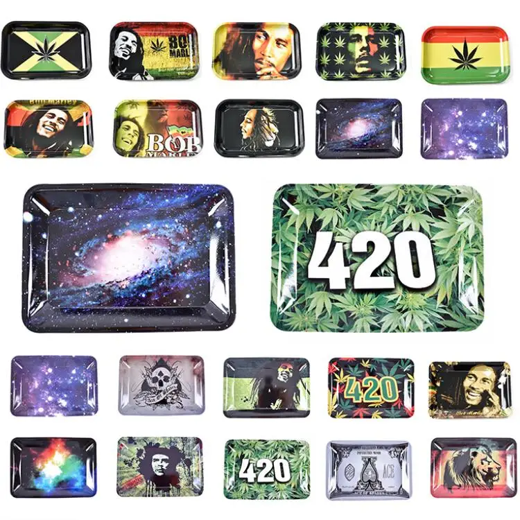 
Free Shipping Rolling Tray OEM ODM Custom Printed Logo Rolling Tray 