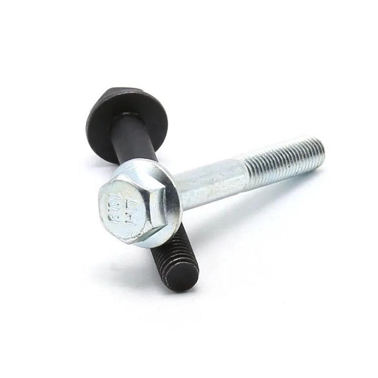  Customize white black hexagon screw flange