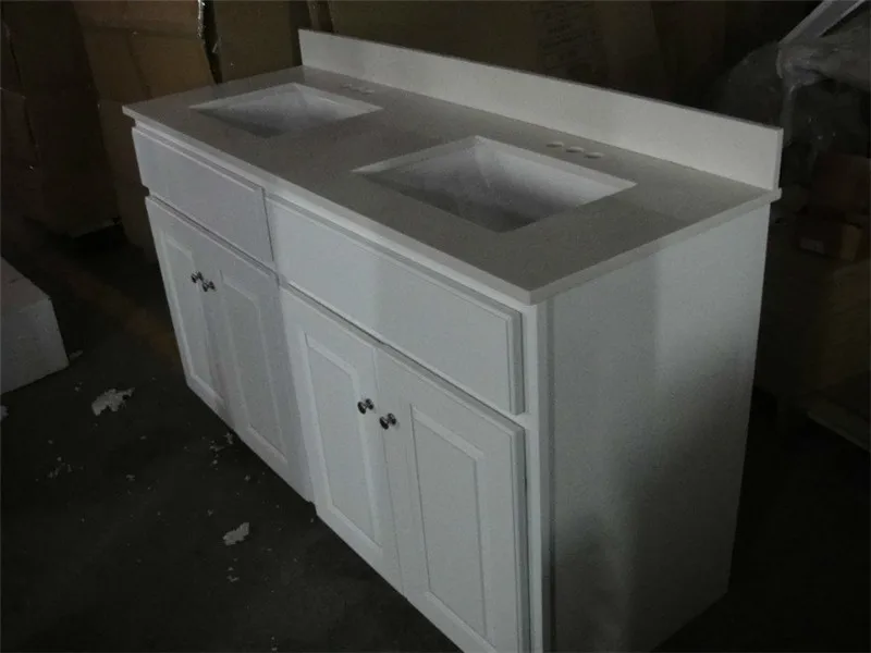 Hot sale Vanity Combo birch wood High polished Modular bathroom cabinet