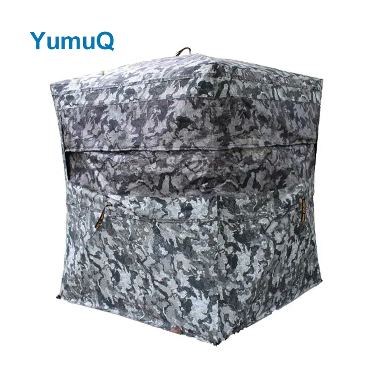 Камуфляжная сеть YumuQ настенная Выдвижная палатка с деревом для двух человек охоты и гор