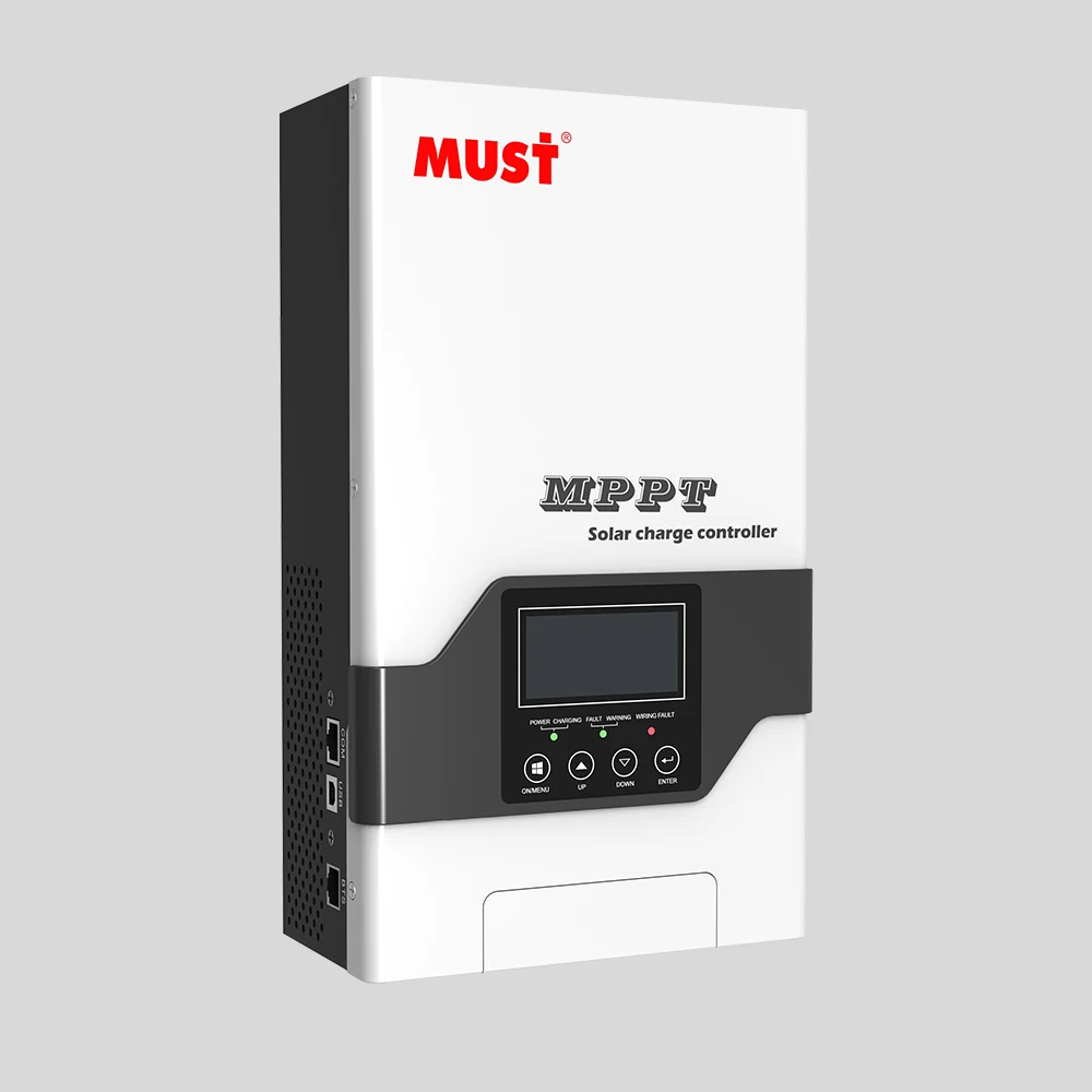 MUST solar charge 12V 24V 48V mppt controller  Solar Charge Controller  60A 80A 100A Solar Battery Voltage Charger in stock