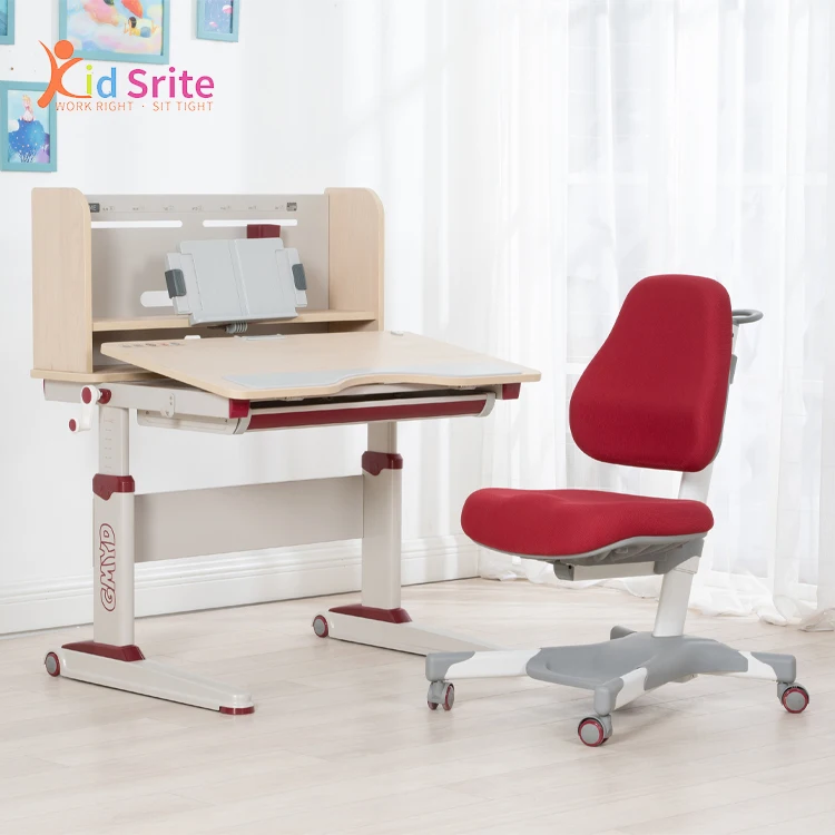 
Kid Srite Study Chair Student Children Furniture Sets Adjustable Drawing Table 