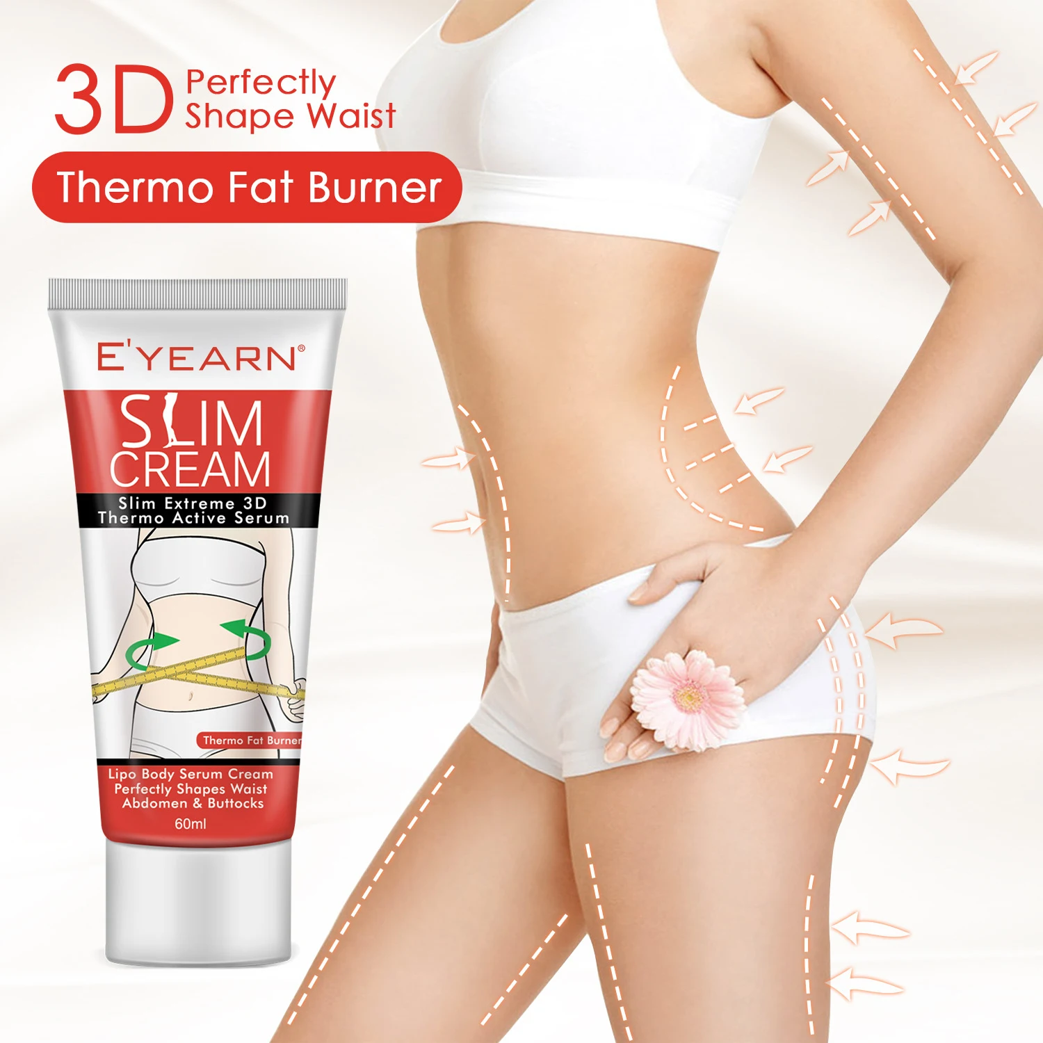 
Professional Lose Weight Slim Cream Accelerate Muscle Activity Sweat Enhancing Fat Burning Body Slimming Cream 