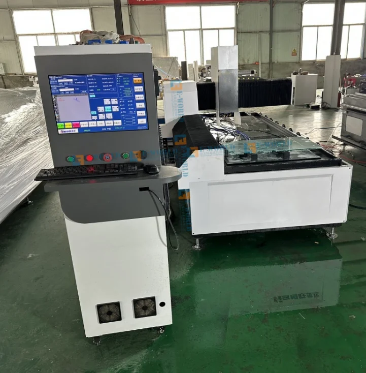 full automatic and plc control CNC Glass Milling Groove Machine used for glass milling and drilling deep processing