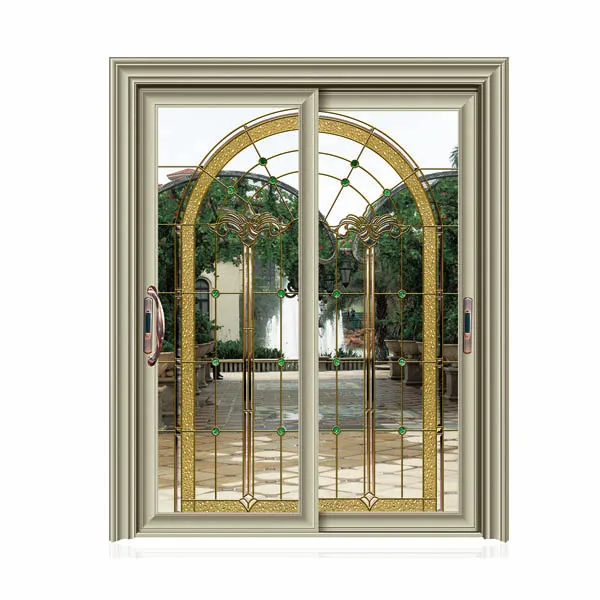 
color coating aluminum frame lift and slide glass door for balcony 