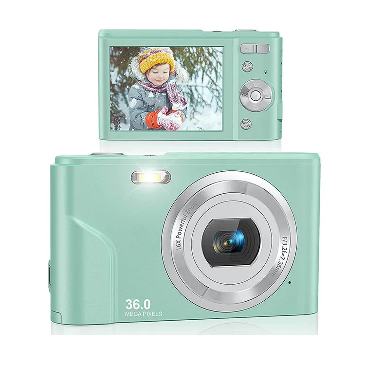 Компактная детская мини-камера FHD 1080P 36MP 16X с цифровым