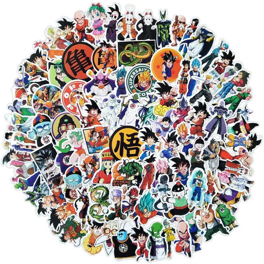 Custom Cartoon anime Sticker Packs in OPP Bag for Advertising And Promotion Use Die Cut Stickers Packs