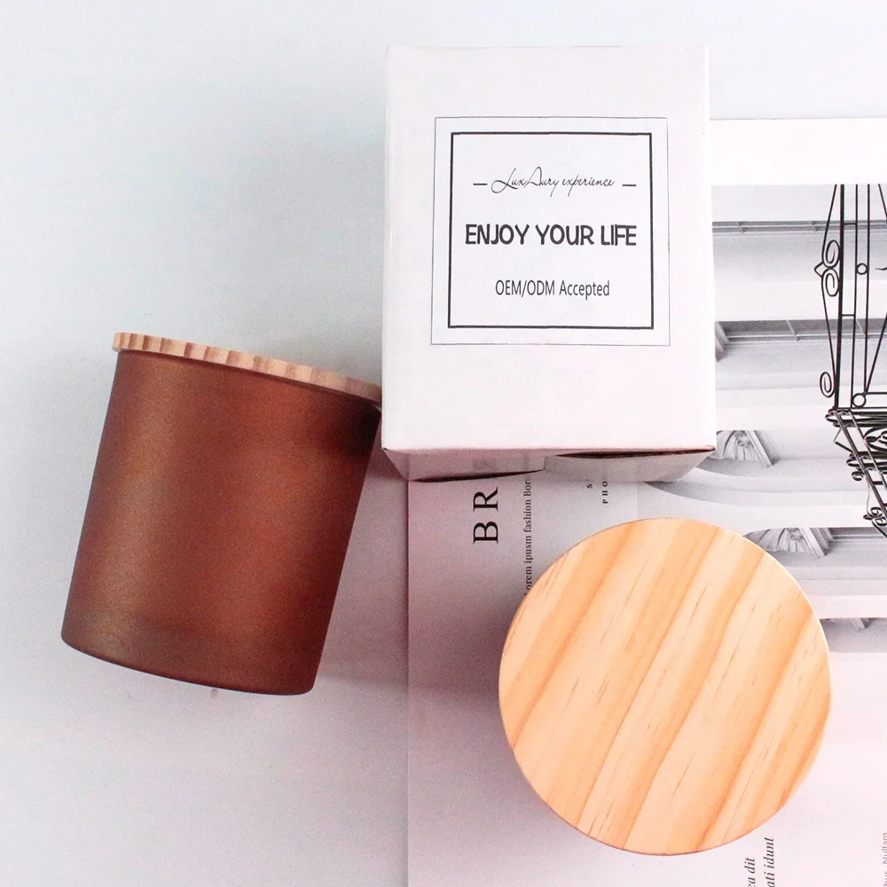 in bulk 300ml straight side matte candle jars clear 10oz reasonable price frosted amber glass candle jar