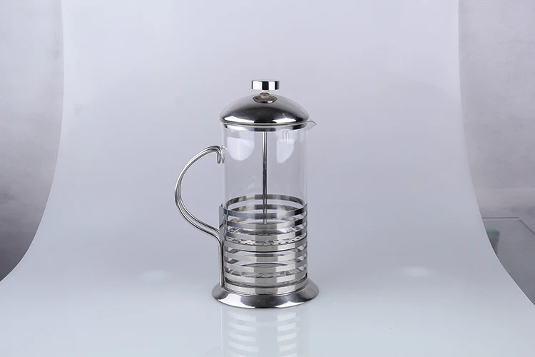 Factory Supply Coffee Press Mug Stainless Steel 201 Coffee Tea Sets Royal