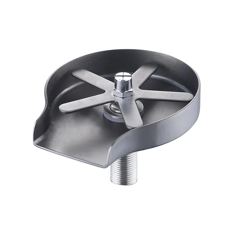 2022 Hot 304 SUS Cafe Bar Bottle Glass Rinser Cleaning Tool Stainless Steel Automatic Kitchen Quick Cup Washer