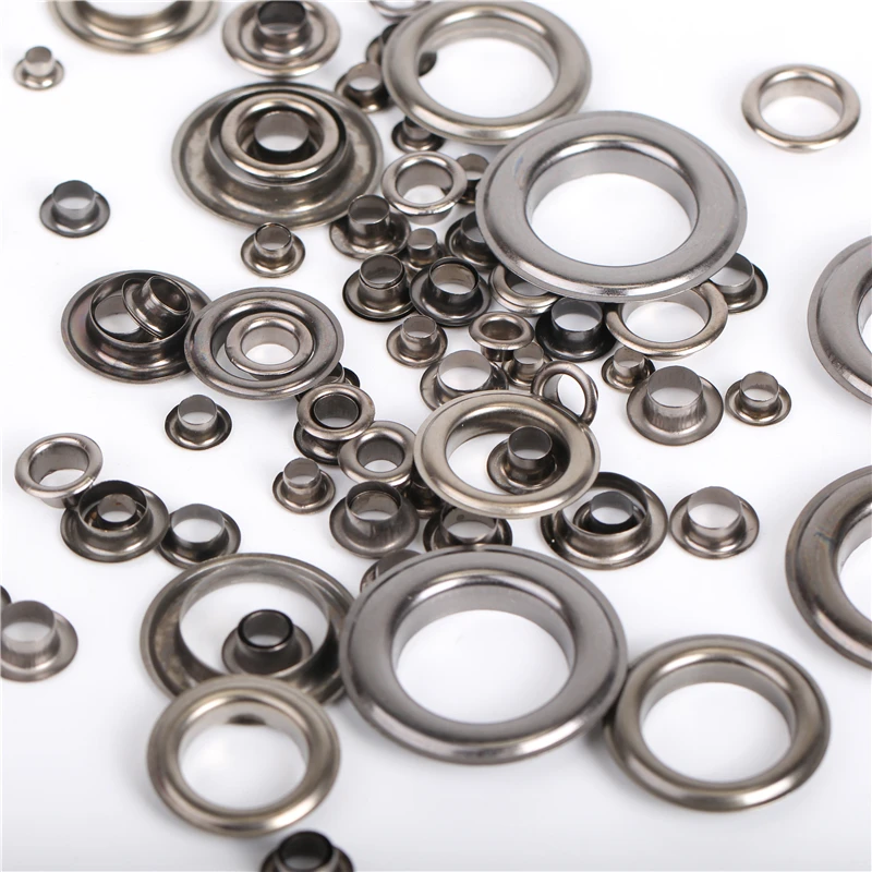 3-20mm Copper Eyelet Rivet Gun Black Air Eyelets Custom Sizes Grommets for Pants,Jacket,Tents,Curtains,DIY