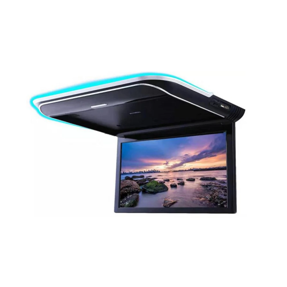 Factory Smart 15.6 inch LCD Android Mount Car Roof Monitor With TV