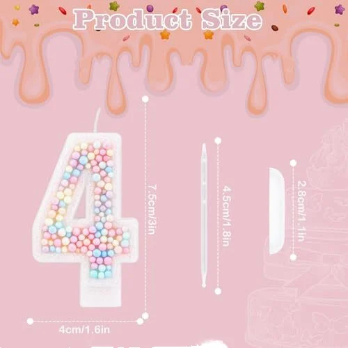 Factory price OEM wholesale with sticks birthday party cake decoration ceremony Rainbow small fresh wind digital foam candle wax