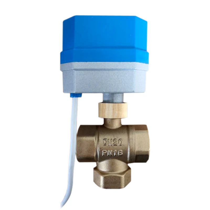 Multi Specification Thread Shut-Off Valve Wholesale Price Waterproof Motorized Pneumatic Sanitary 3-Way Ball Valve