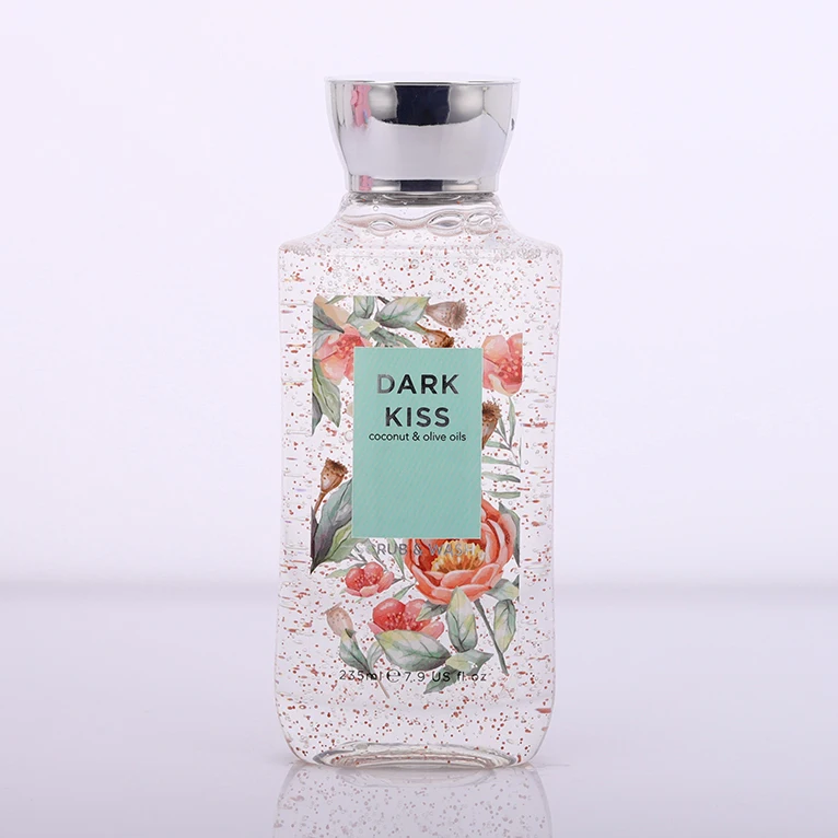 wholesale custom women 235ml body bath wash exfoliating scrub