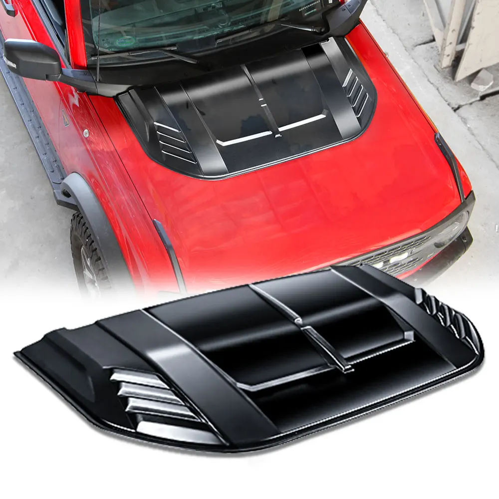 Высококачественные автомобильные аксессуары 2022, козырек вентиляционного отверстия, крышка капота, козырек двигателя для Ford Bronco 2021 2022