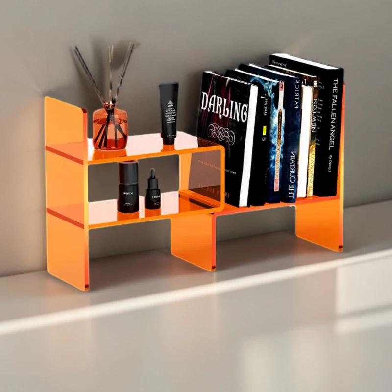 New design Colorful furniture Acrylic plexiglass book shelf modern  home wall book shelves lucite book shelves