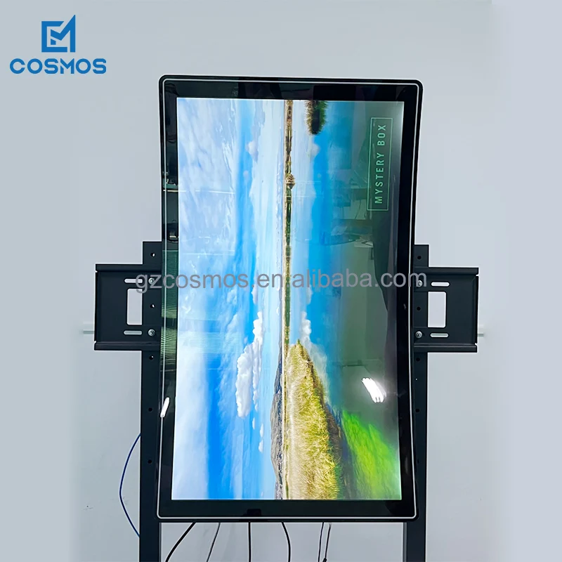 Lcd Touch 43 Inch 4k Curved Display Touch Screen Monitor with Led Lights for Firelink / Igs Games Machine