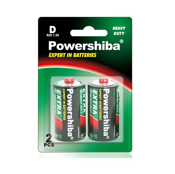 Powershiba бренд 1 5 v Высочайшее качество um-1 r20 батареи для Эфиопии