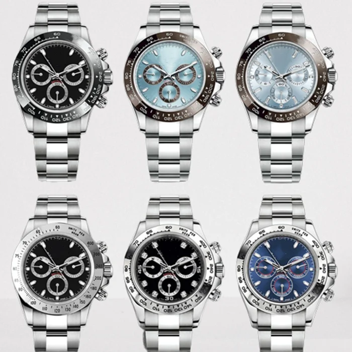 Clean Factory Stainless Steel Band Luxury Wristwatches 40mm 904L Waterproof Fashion Automatic Mechanical Watches For Men