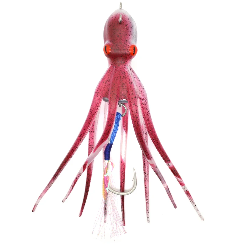 15cm 20cm Rubber Squid Skirts Octopus Soft Fishing Lures Luminous Baits Squid Jigs Hooks Squidjig Fishing Lure