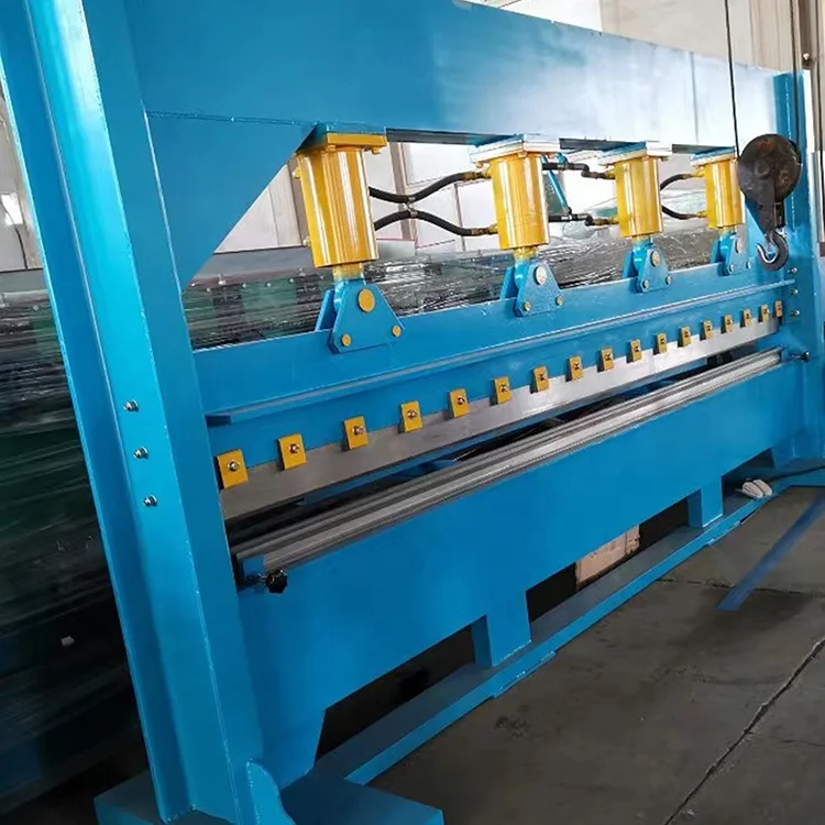 Manufacturer Hydraulic 4m 6 Meters Metal Color Steel Profile Sheet Bending Machine