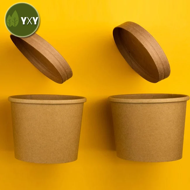  Eco Friendly Recyclable Disposable Microwaveable Togo Soup Bowl For Hot