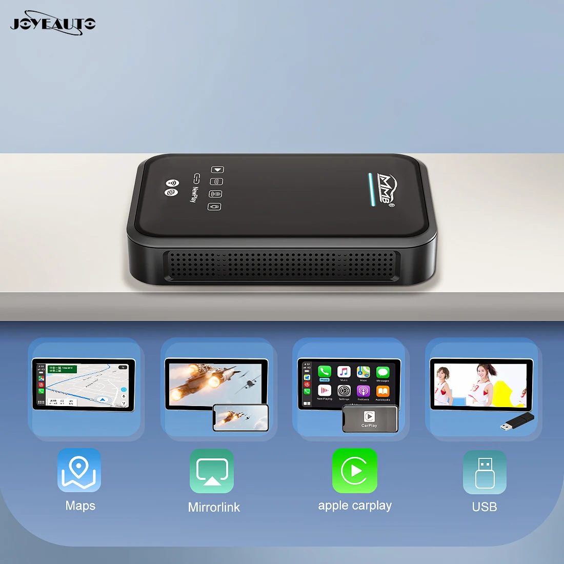 JoyeAuto MMB беспроводной Android 11 Carplay smartbox Apple CarPlay AI Box для HDMI carplay