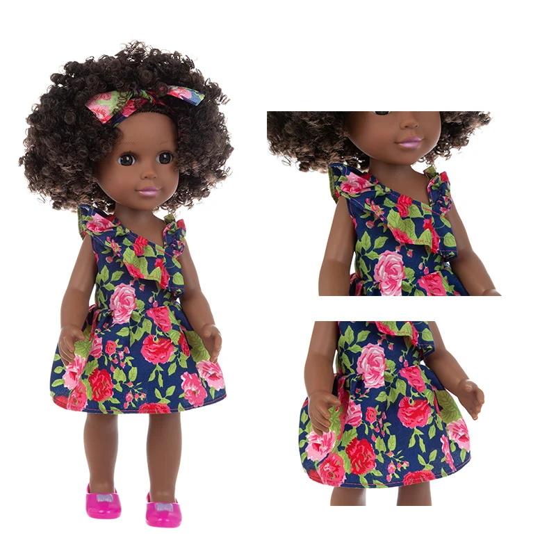 
Factory direct foreign trade exclusively for african girl african baby love doll 14 inch 